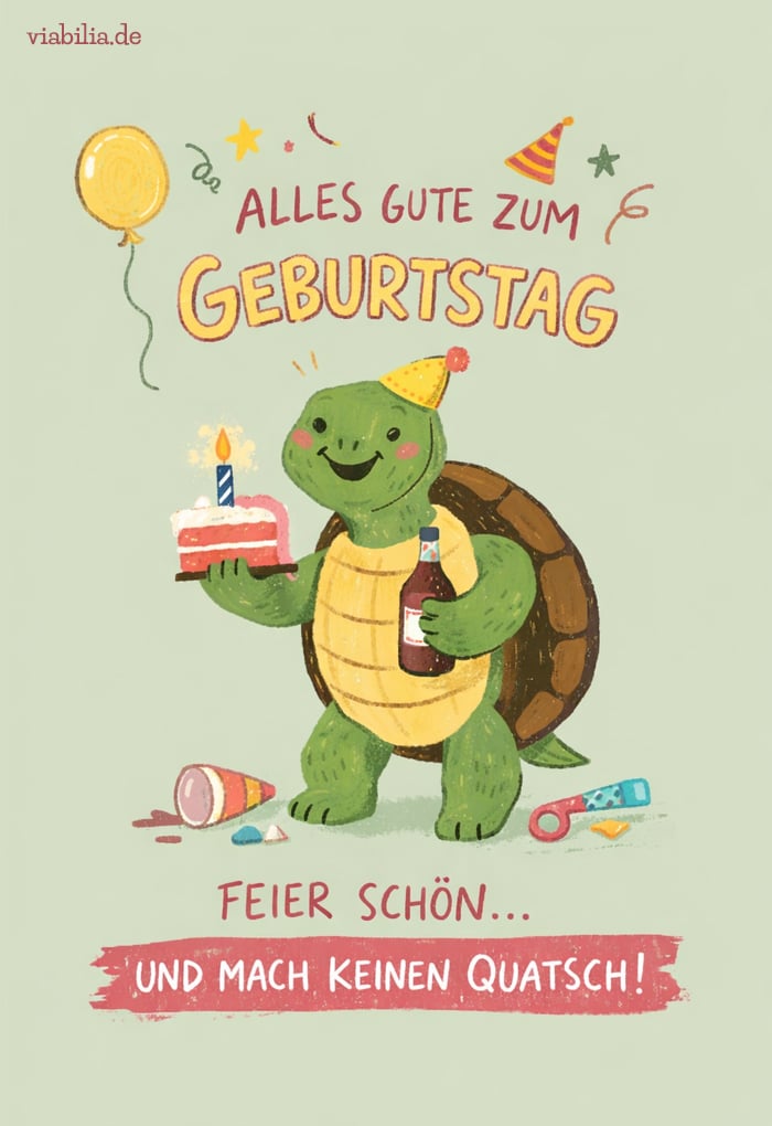 Alles Gute zum Geburtstag - Feier schön ... und mach keinen Quatsch! Alles Gute zum Geburtstag - Feier schön ... und mach keinen Quatsch!