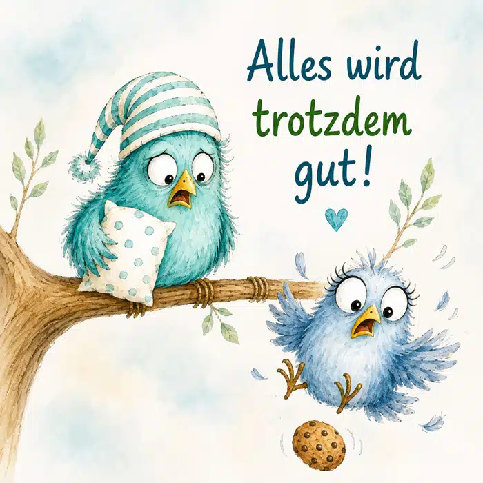 Guten-Morgen-Gruß: Alles wird trotzdem gut! Guten-Morgen-Gruß: Alles wird trotzdem gut!