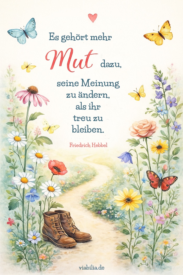 Spruch Mut, die Meinung zu ändern Spruch Mut, die Meinung zu ändern