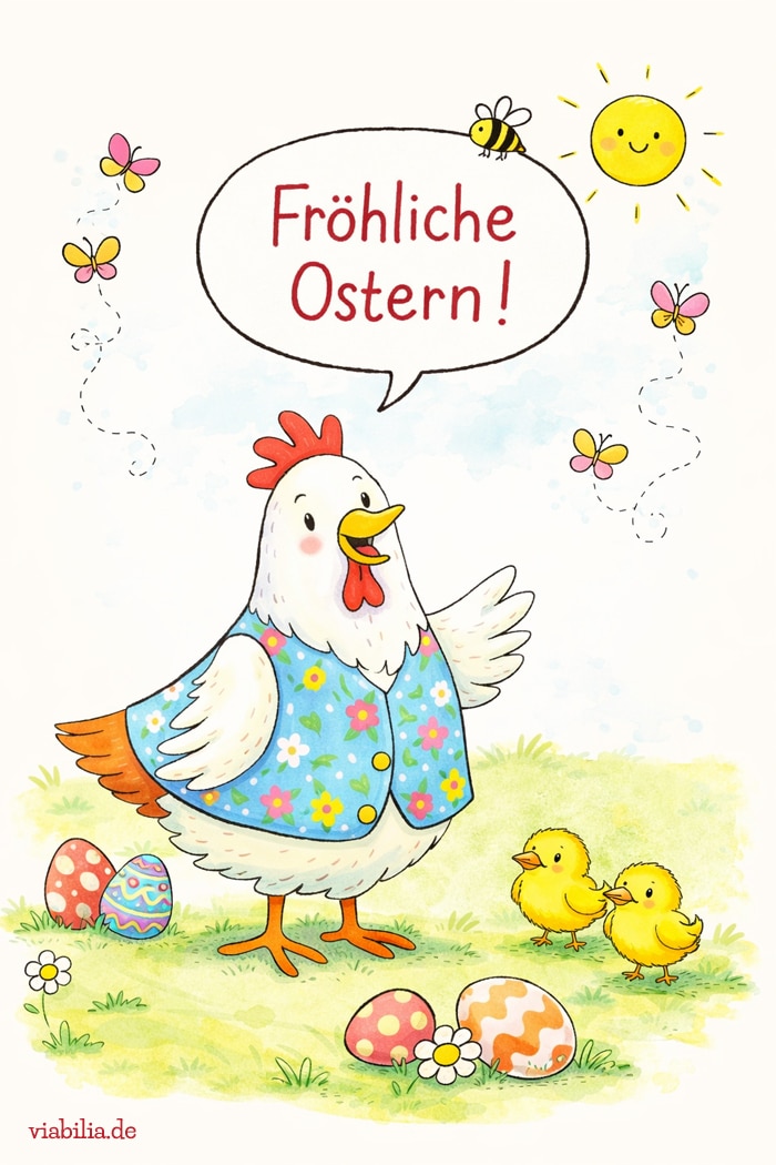 Fröhliche Ostern - lustiges Bild Fröhliche Ostern - lustiges Bild