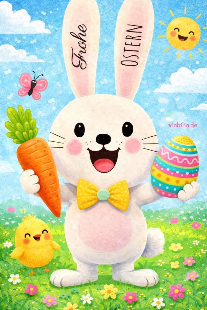 Frohe Ostern, lustig, für ein kleines Kind Frohe Ostern, lustig, für ein kleines Kind