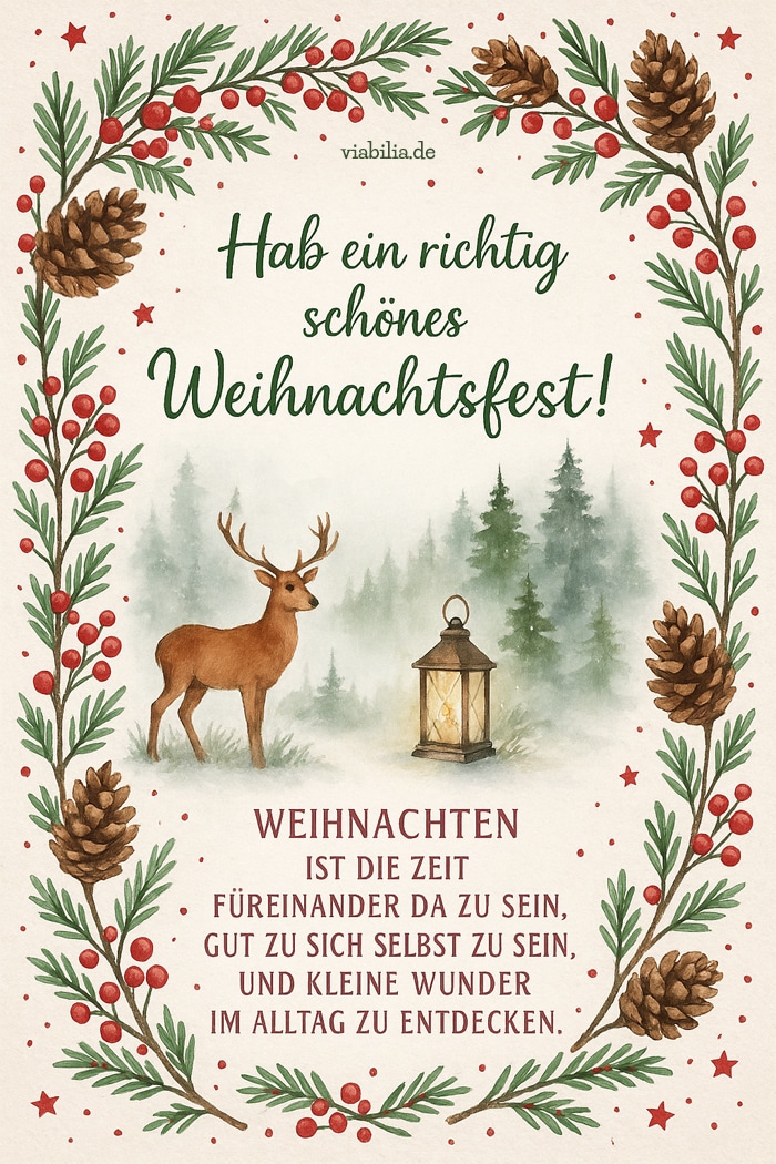 Hab ein richtig schönes Weihnachtsfest Hab ein richtig schönes Weihnachtsfest