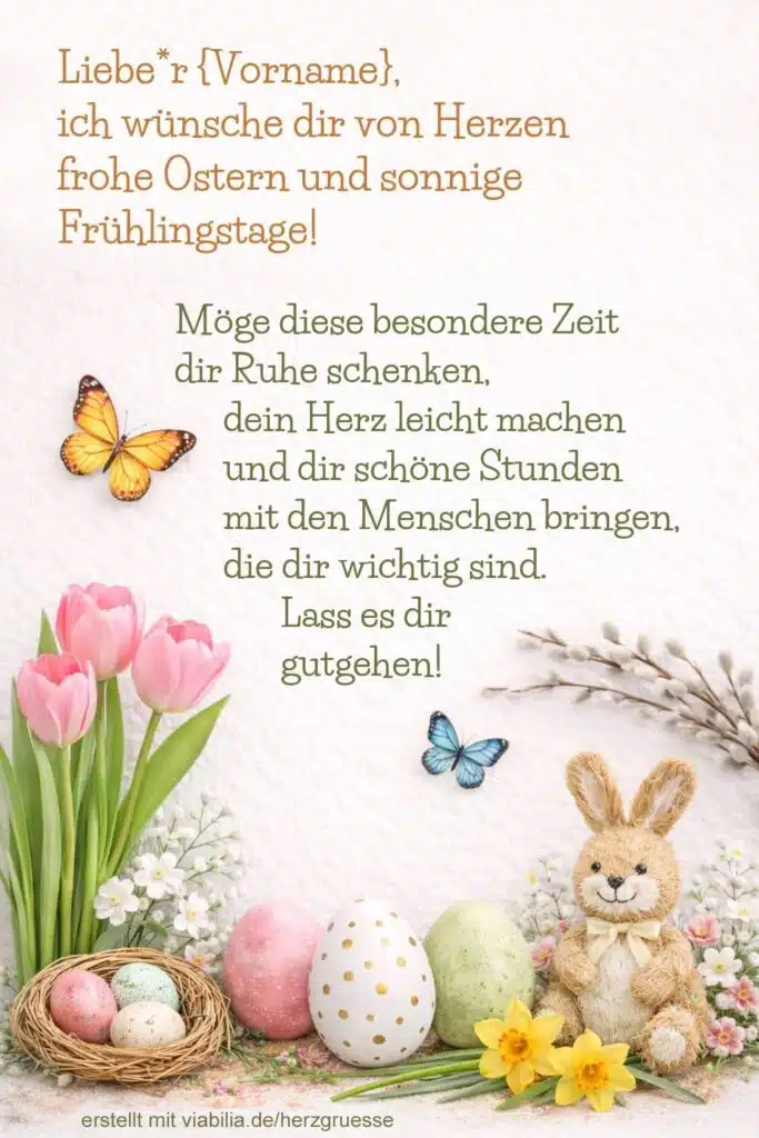 Frohe Ostern von Herzen Frohe Ostern von Herzen