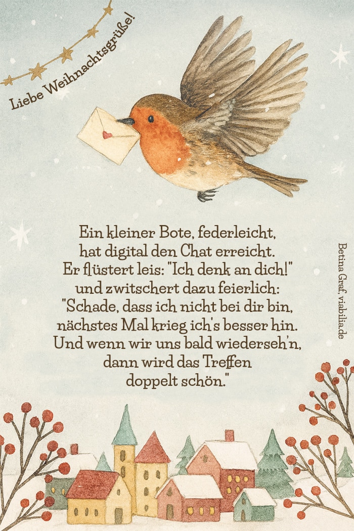Liebe Weihnachtsgrüße aus der Ferne Gedicht Liebe Weihnachtsgrüße aus der Ferne Gedicht