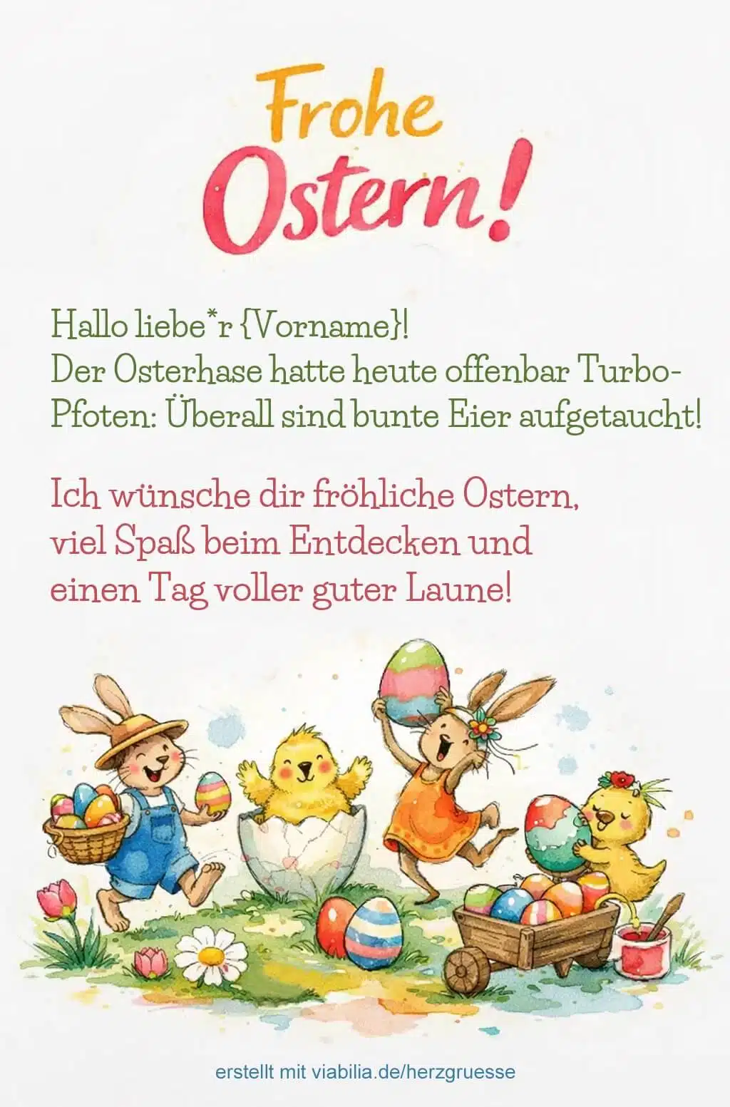 Frohe Ostern für Kinder Frohe Ostern für Kinder
