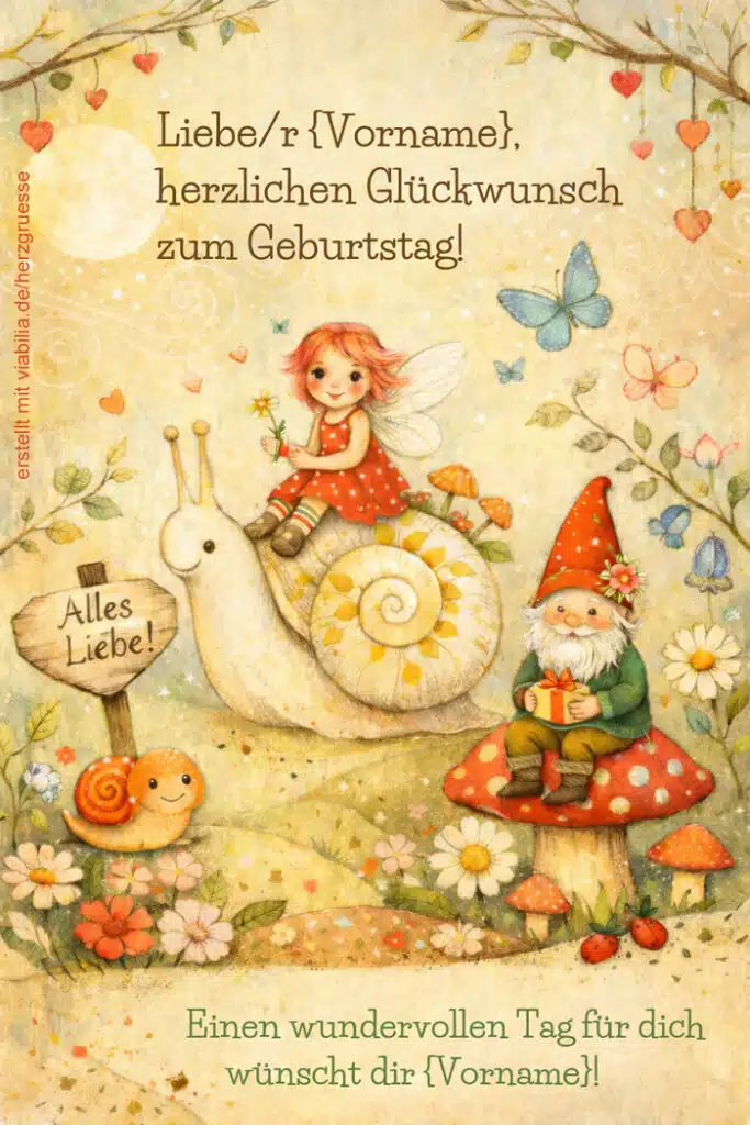 Herzlichen Glückwunsch zum Geburtstag, magische Märchenwelt Herzlichen Glückwunsch zum Geburtstag, magische Märchenwelt