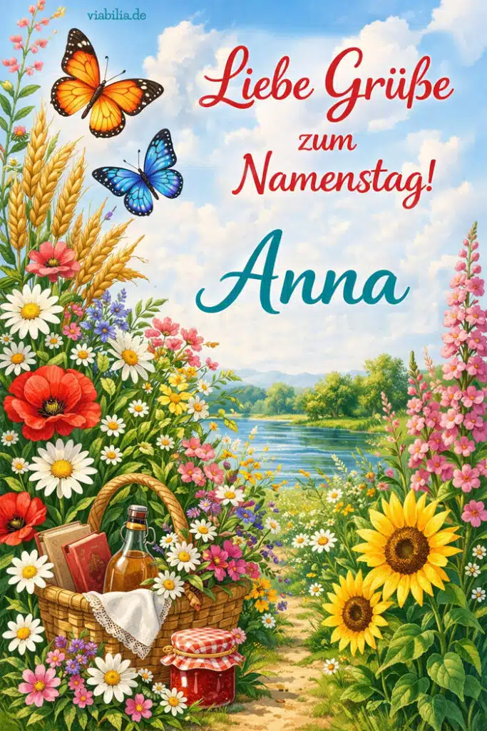 Liebe Grüße zum Namenstag Anna Liebe Grüße zum Namenstag Anna