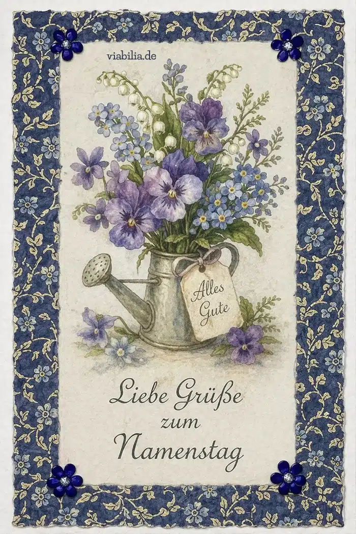 Nostalgische liebe Grüße zum Namenstag Nostalgische liebe Grüße zum Namenstag