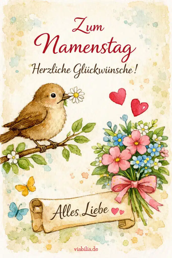 Zum Namenstag herzliche Glückwünsche Zum Namenstag herzliche Glückwünsche