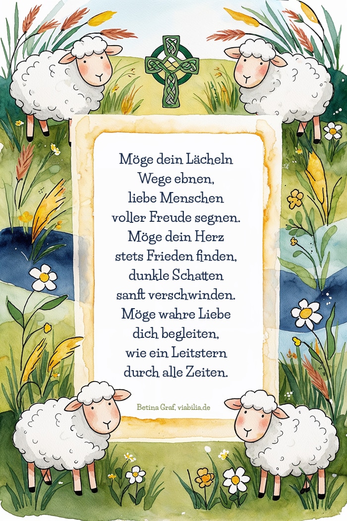 Irische Segenswünsche: Dein Lächeln