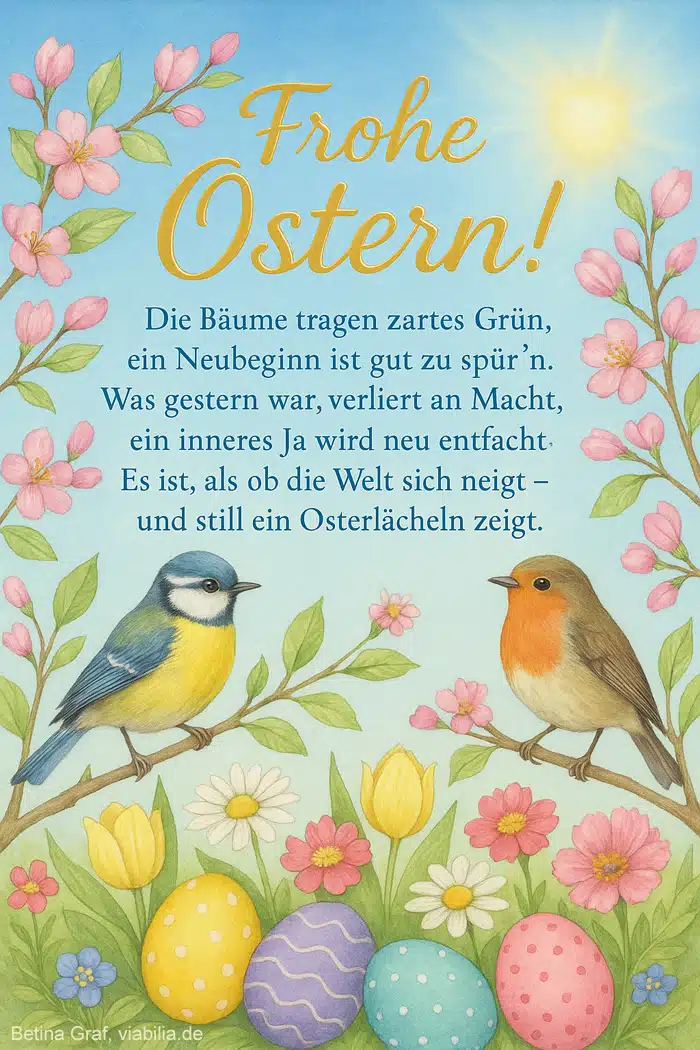 Ostern: Text bzw. Gedicht für Osterkarte Ostern: Text bzw. Gedicht für Osterkarte