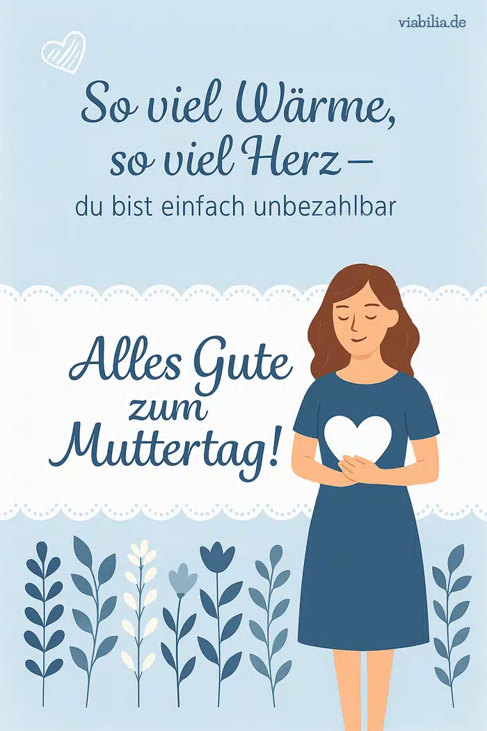 Alles Gute zum Muttertag, so viel Herz