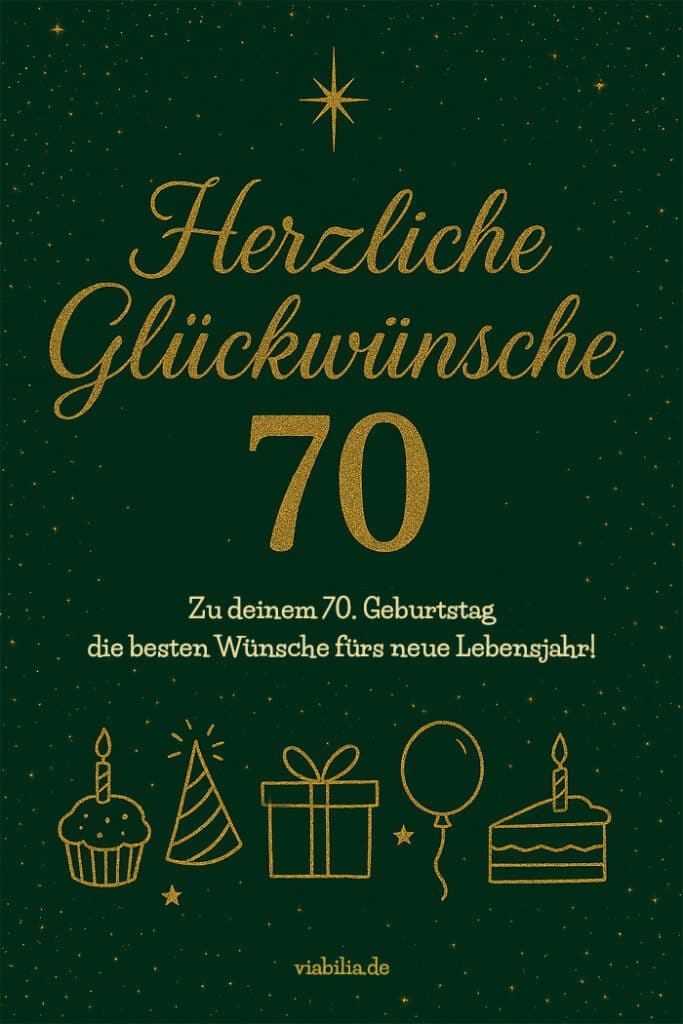 Faszinierend Geburtstagswunsche Zum 70 Geburtstag Mann Bilder