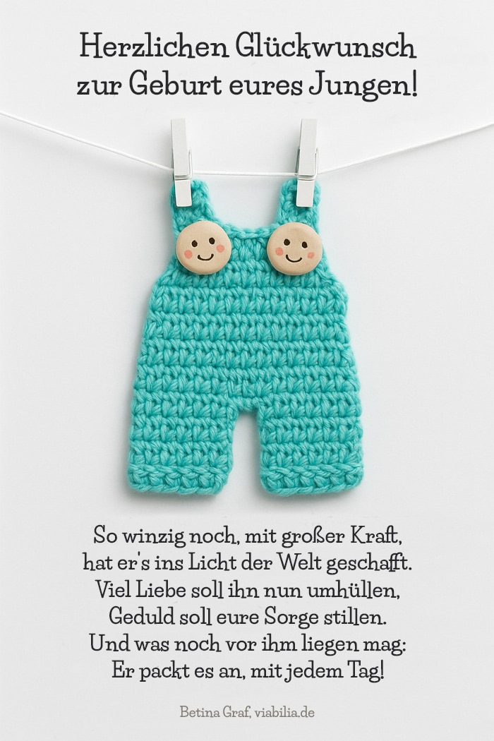 Herzlichen Glückwunsch zur Geburt eines Jungen, Frühchen