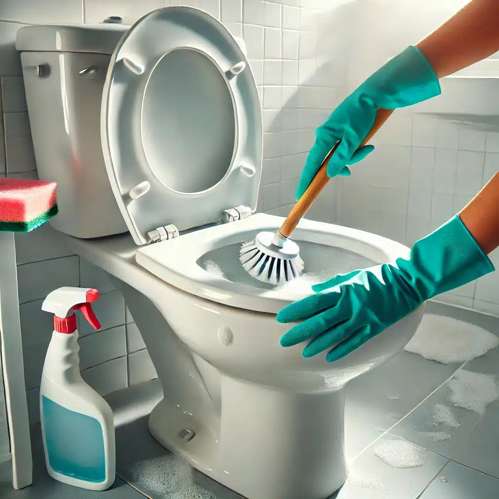 Traum: Putzen einer Toilette