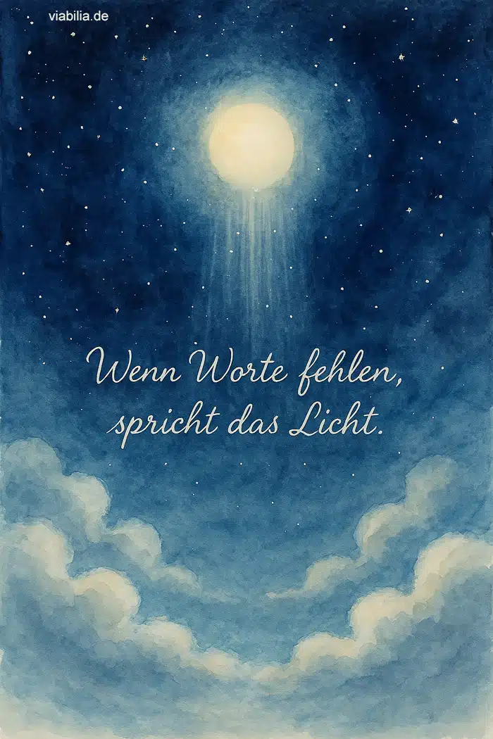 Poetische Beileidsbekundung: Wenn Worte fehlen, spricht das Licht. Poetische Beileidsbekundung: Wenn Worte fehlen, spricht das Licht.
