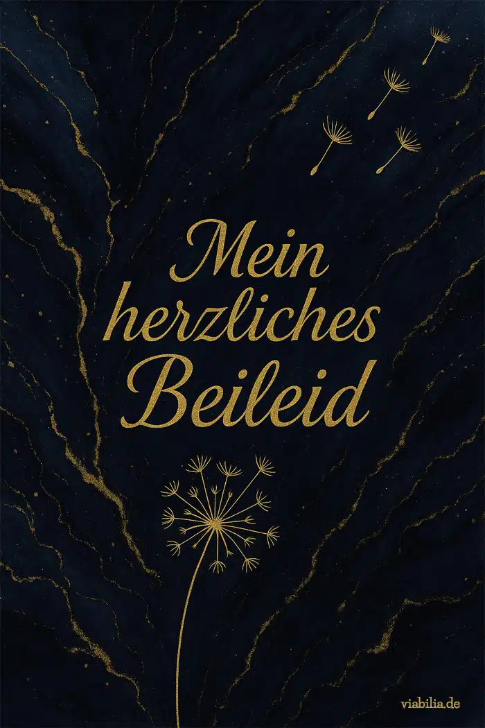 Mein herzliches Beileid auf Bild Mein herzliches Beileid auf Bild