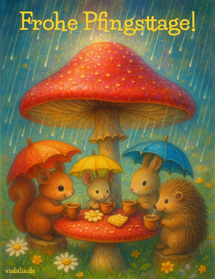 Frohe Pfingsttage lustiges Bild für Kinder Frohe Pfingsttage lustiges Bild für Kinder
