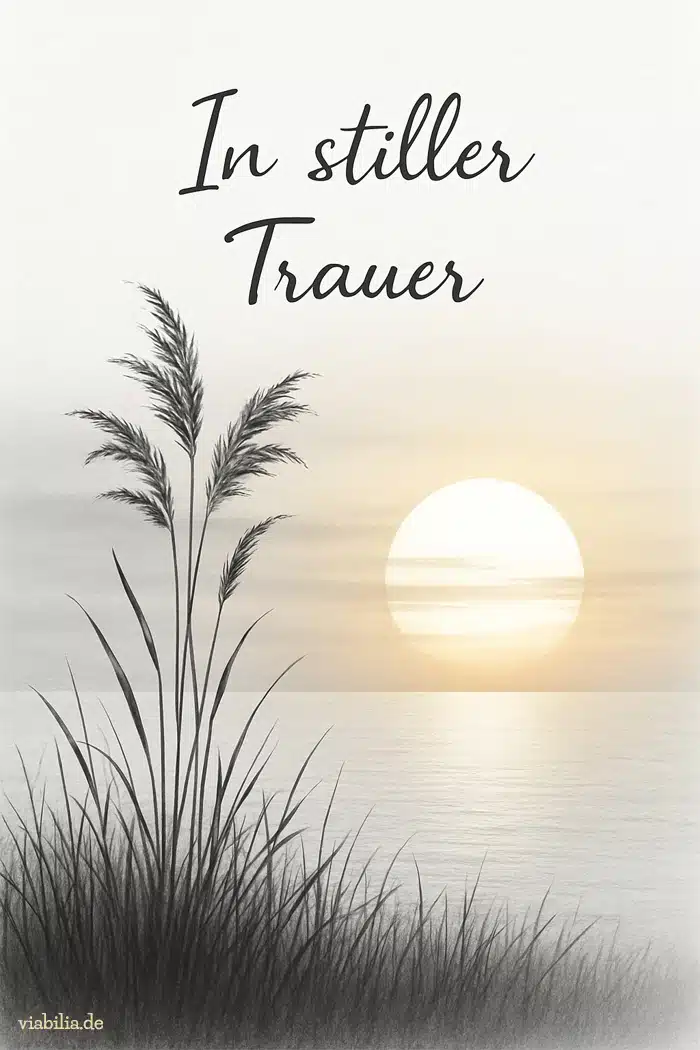 Ein Teil von dir ist für immer bei uns - zartfühlende Beileidsbekundung Beleidsbekundung: Bilder und Sprüche für herzliches Beileid