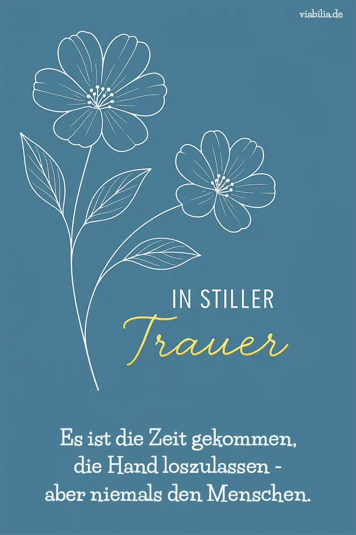In stiller Trauer, Beileidsbekundung mit Spruch, zum Beispiel wenn die Mutter gestorben ist In stiller Trauer, Beileidsbekundung mit Spruch, zum Beispiel wenn die Mutter gestorben ist