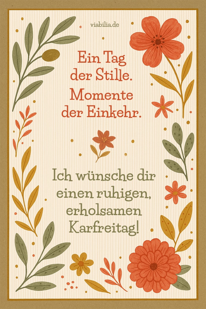 Karfreitag: gute Wünsche Karfreitag: gute Wünsche