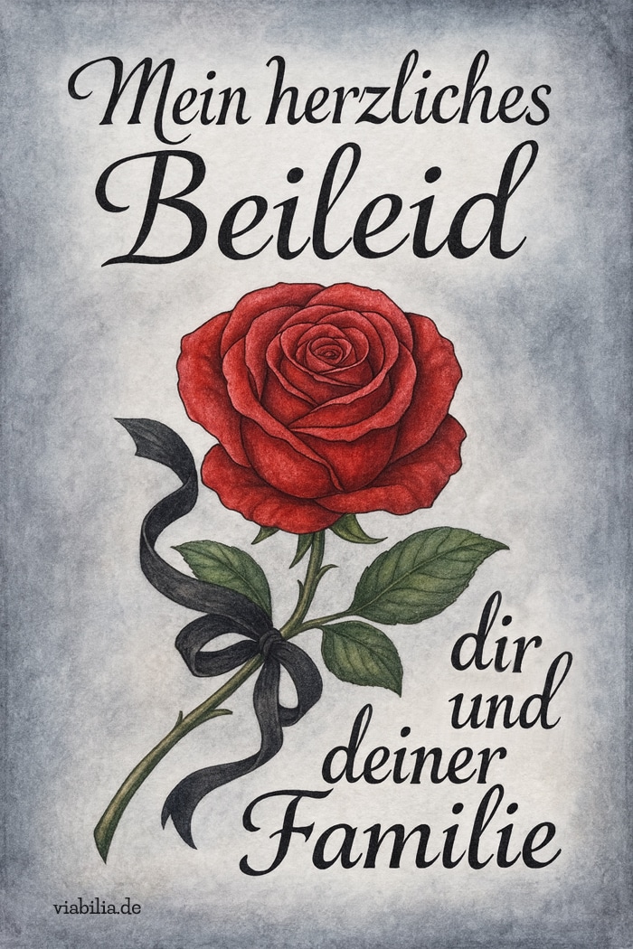 Mein herzliches Beileid dir und deiner Familie Mein herzliches Beileid dir und deiner Familie