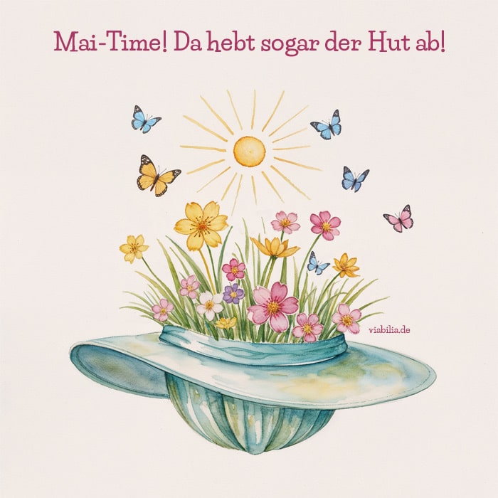 Mai-Time: Lustiger Mai-Spruch Mai-Time: Lustiger Mai-Spruch