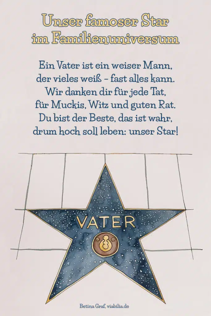 Vatertagsgruß Start im Familienuniversum Vatertagsgruß Start im Familienuniversum