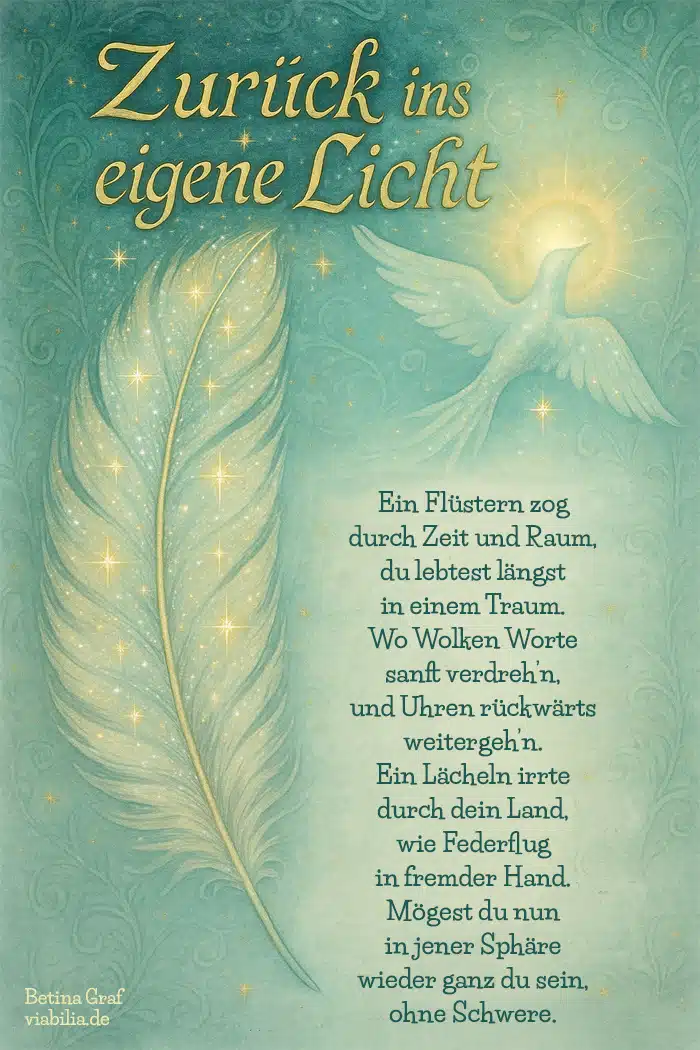 Zurück ins eigene Licht: Tod von einer dementen Person Zurück ins eigene Licht: Tod von einer dementen Person