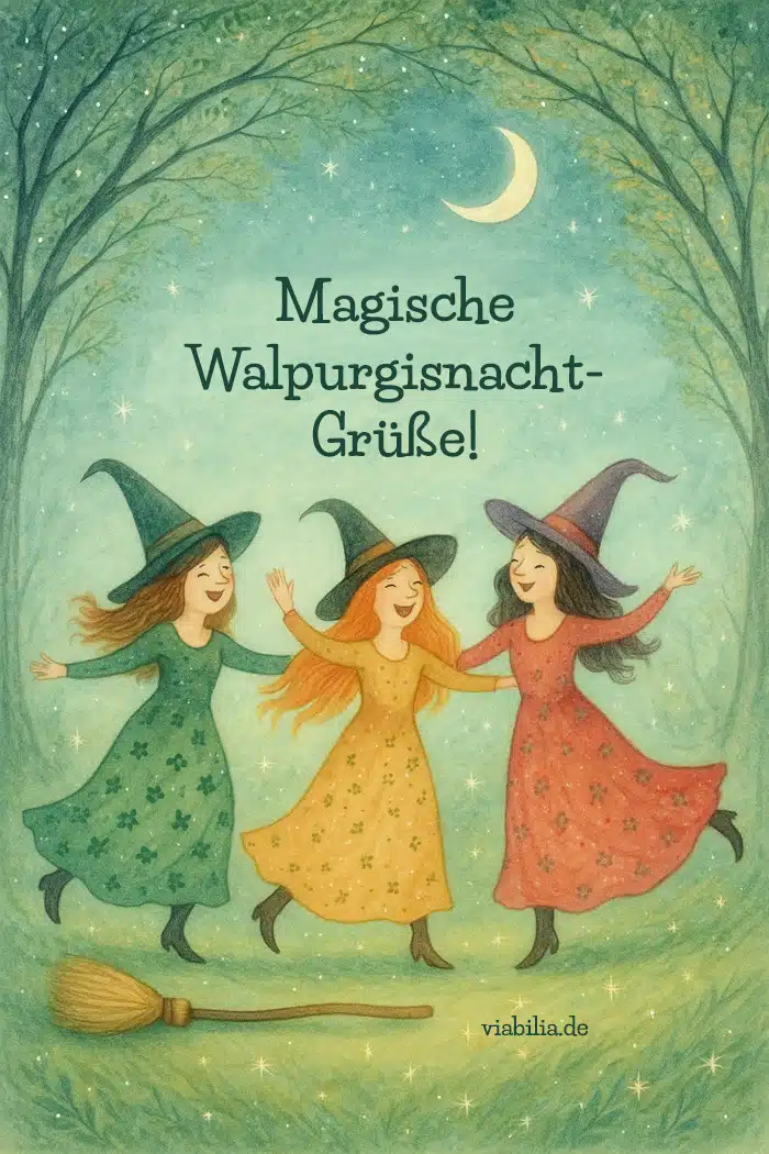 Magische Walpurgisnacht-Grüße