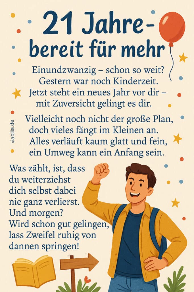 Paper Rose Geburtstagskarte Zum 21. Geburtstag Der Enkelin, Mit