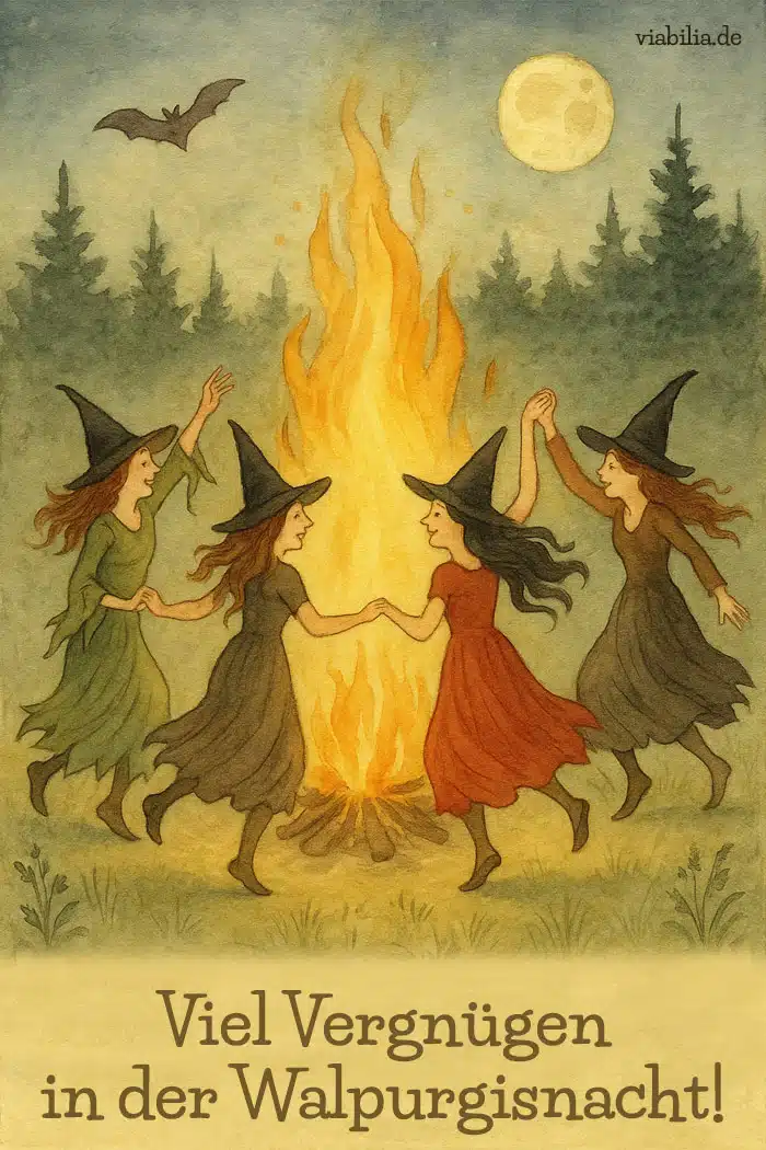 Walpurgisnacht: kostenlose Sprüche und Grüße