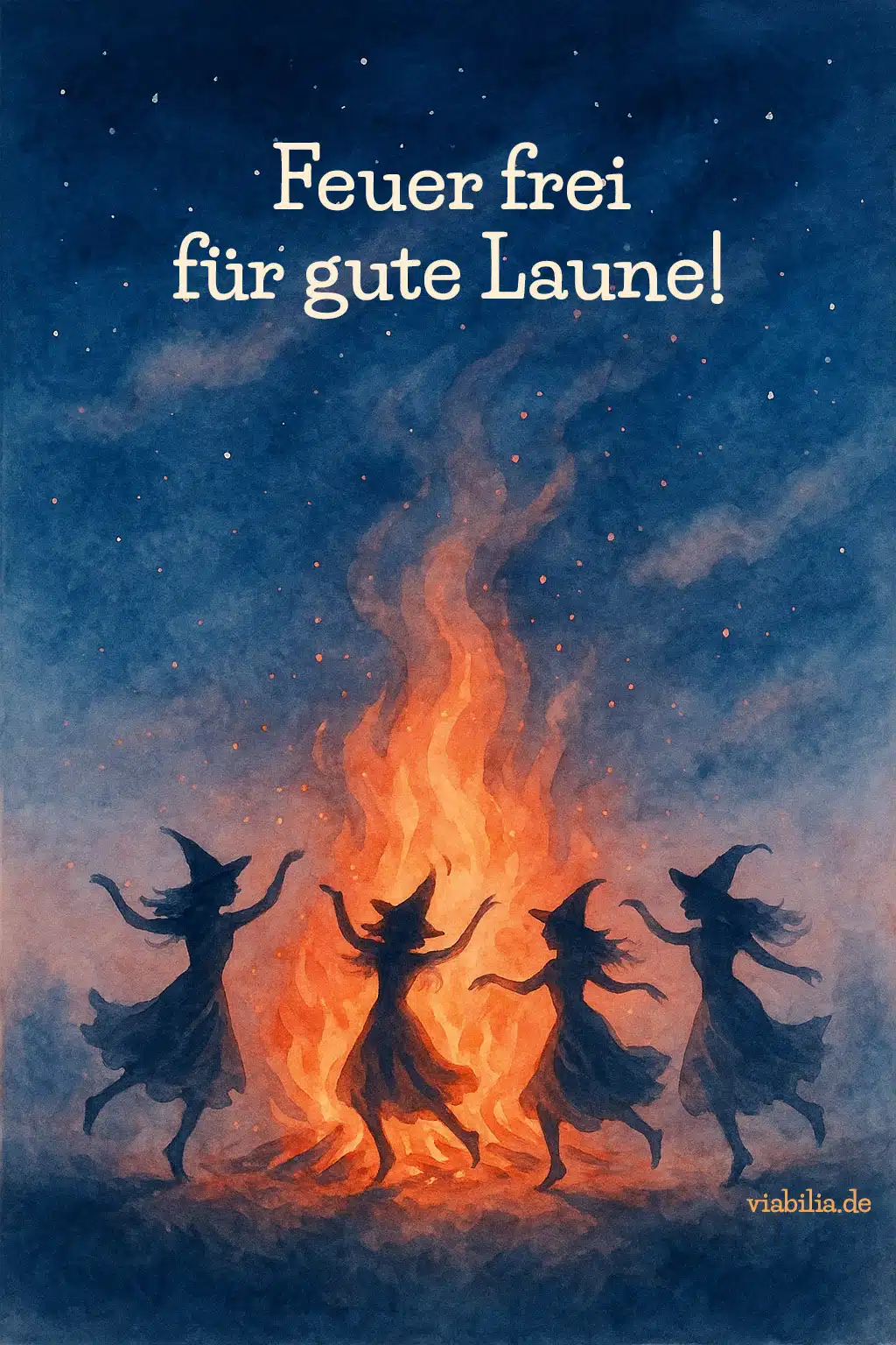 Walpurgisnacht-Gruß für gute Laune
