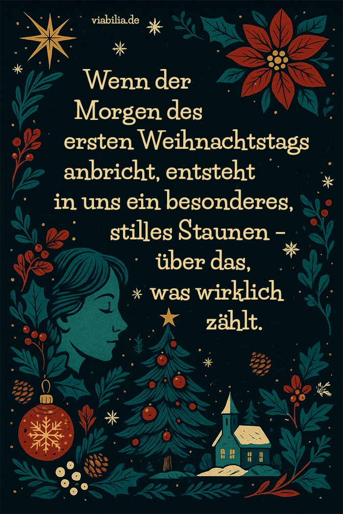 Der der Morgen des ersten Weihnachtstags anbricht Der der Morgen des ersten Weihnachtstags anbricht