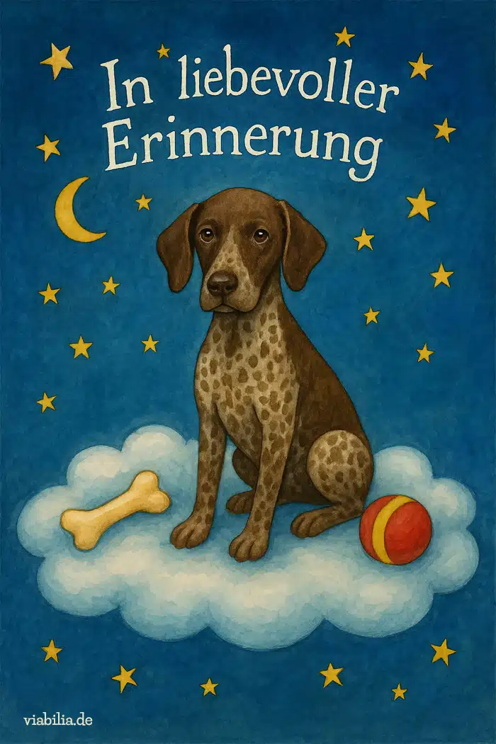 Hund gestorben: Deutsch-Kurzhaar, in liebevoller Erinnerung