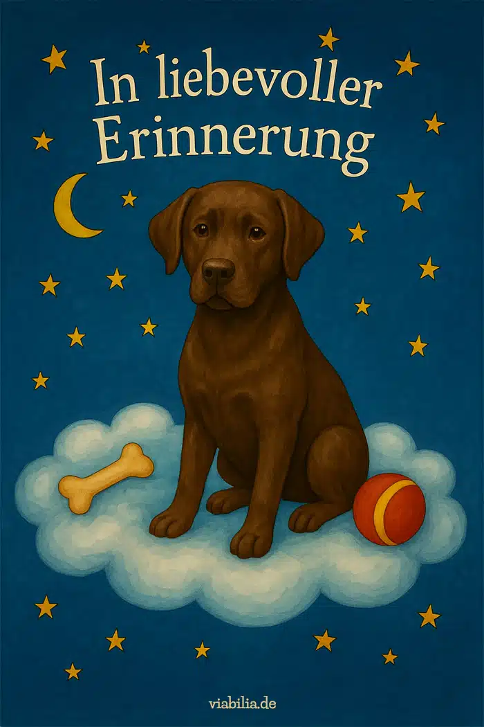 Hund gestorben: in liebevoller Erinnerung, wenn ein Labrador Retriever gestorben ist