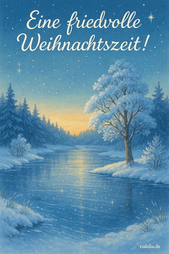 Bild mit See bei Abendlicht Bild mit See bei Abendlicht