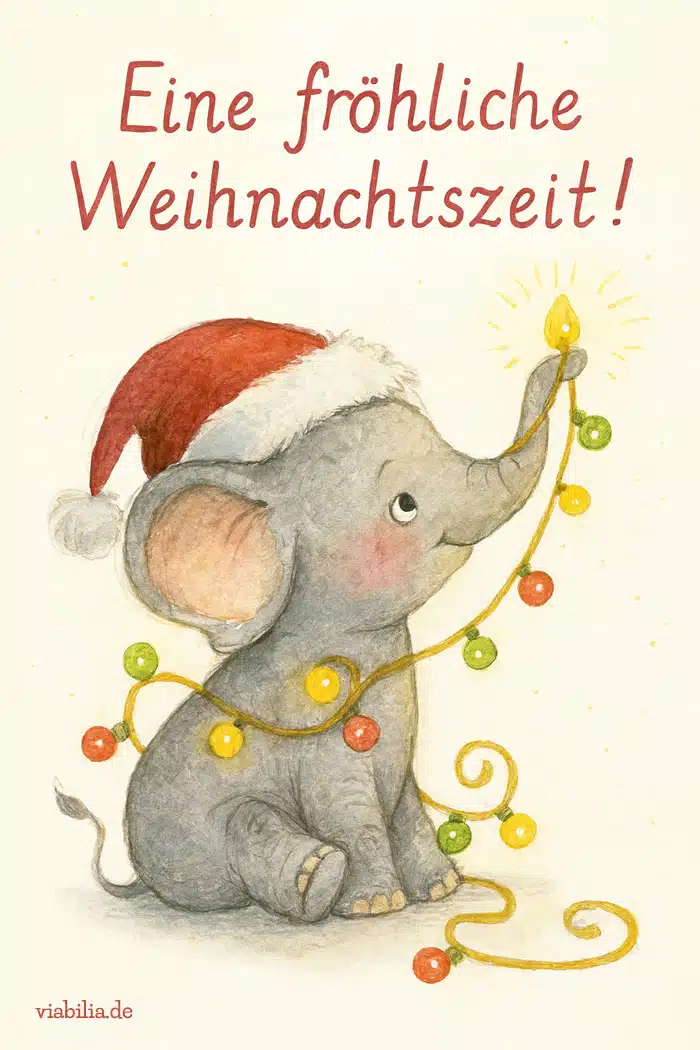 Schneeflocke entdeckt die Welt, lustiges Bild Frohe Weihnachtszeit: Bilder und Gedichte