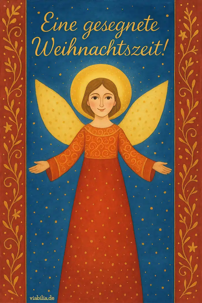 Eine gesegnete Weihnachtszeit mit Engel wünschen Eine gesegnete Weihnachtszeit mit Engel wünschen