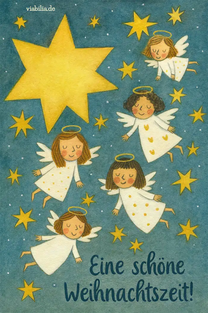 Eine schöne Weihnachtszeit mit Engeln wünschen Eine schöne Weihnachtszeit mit Engeln wünschen