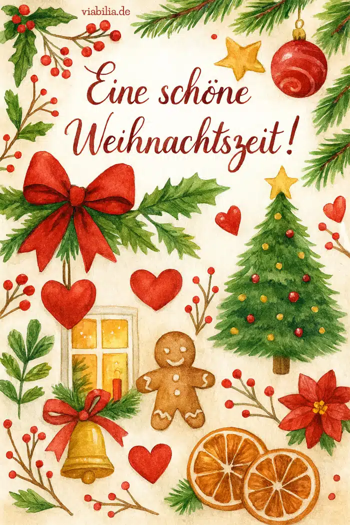 Eine schöne Weihnachtszeit: romantisches Bild Eine schöne Weihnachtszeit: romantisches Bild