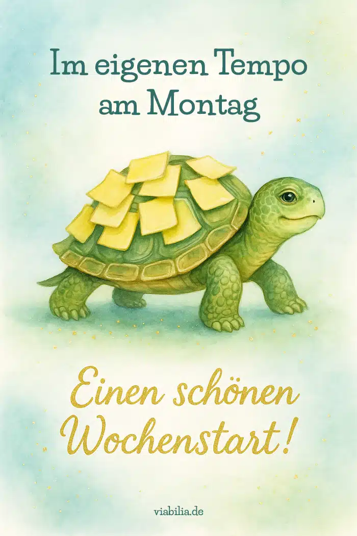Einen schönen Wochenstart: im eigenen Tempo am Montag