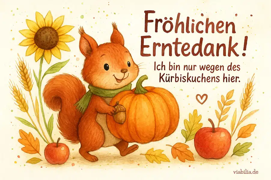 Fröhlichen Erntedank, lustiges Bild Fröhlichen Erntedank, lustiges Bild