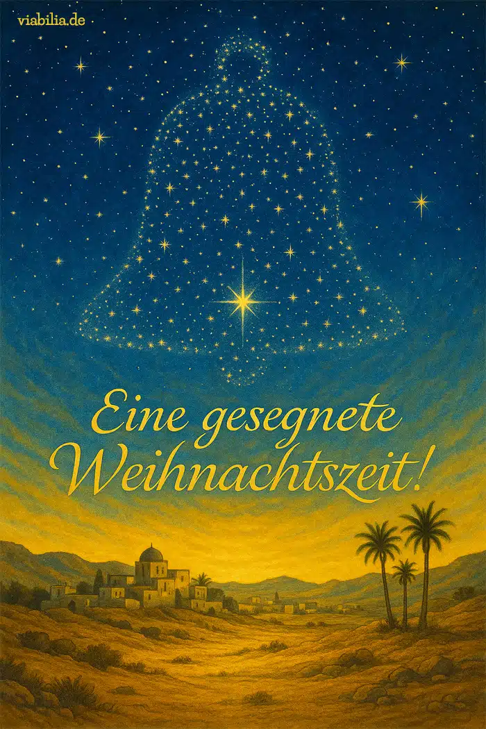 Gesegnete Weihnachtszeit wünschen mit Bild vom Heiligen Land Gesegnete Weihnachtszeit wünschen mit Bild vom Heiligen Land