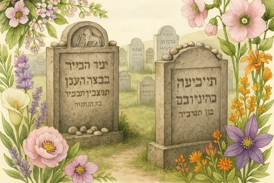 Jüdische Bestattung auf Friedhof