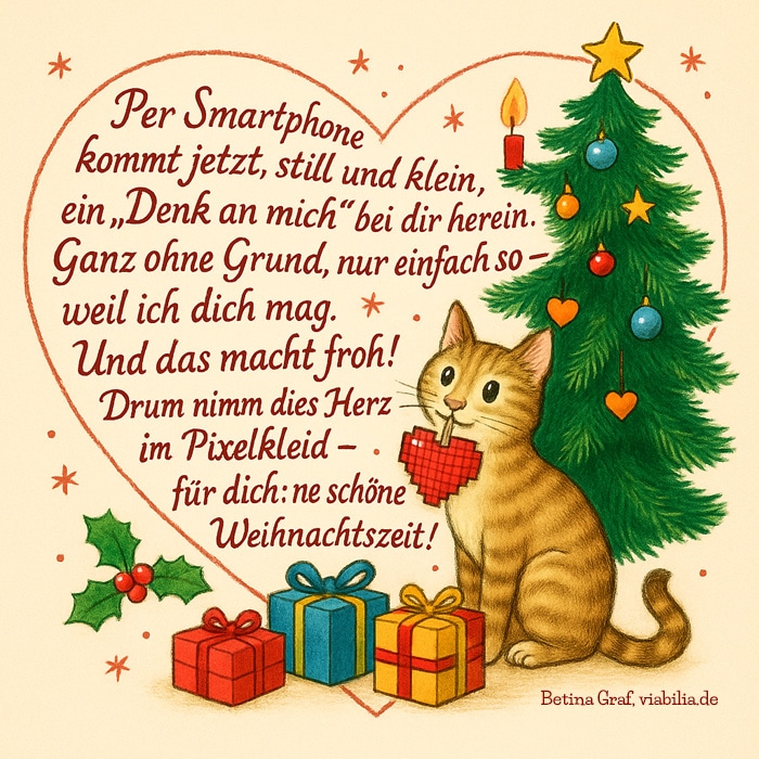 Per Smartphone schöne Weihnachtszeit Per Smartphone schöne Weihnachtszeit