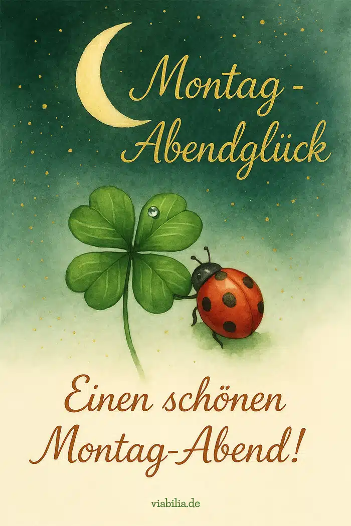 Schönen Montagabend - Montag-Abendglück