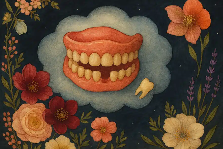 Traumdeutung: Traum vom Zähne ausfallen mit Zahnlücke