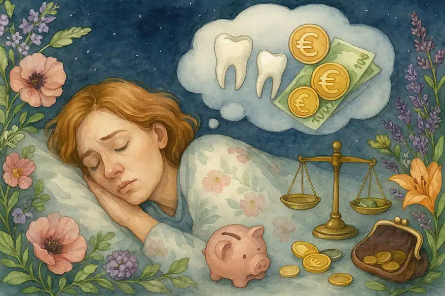 Traumdeutung Zahnausfall: finanzielle Sorgen
