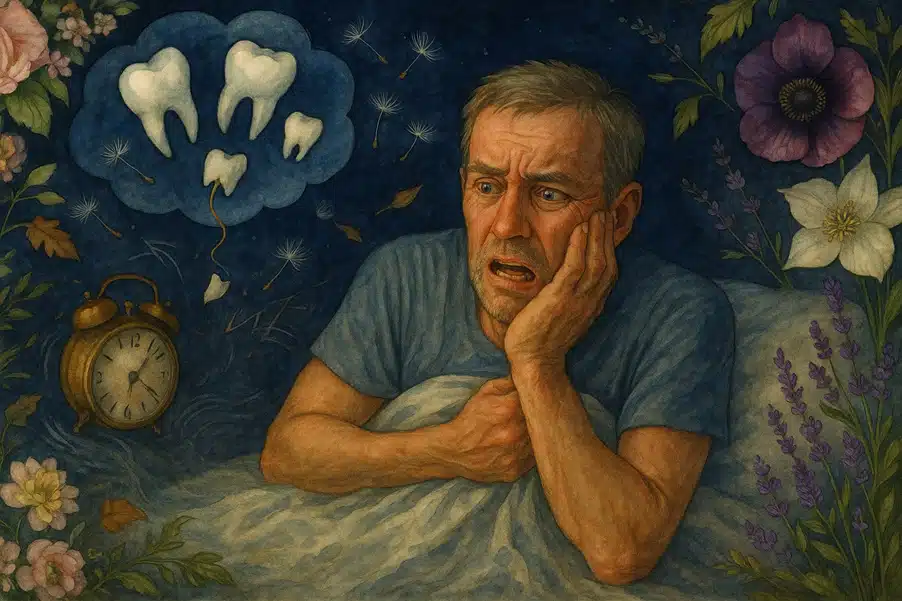 Traumdeutung Zähne fallen aus, Bedeutung: Kontrollverlust und Stress